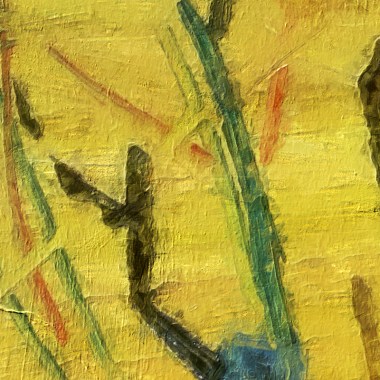 Knotwilgen bij zonsondergang - Van Gogh
